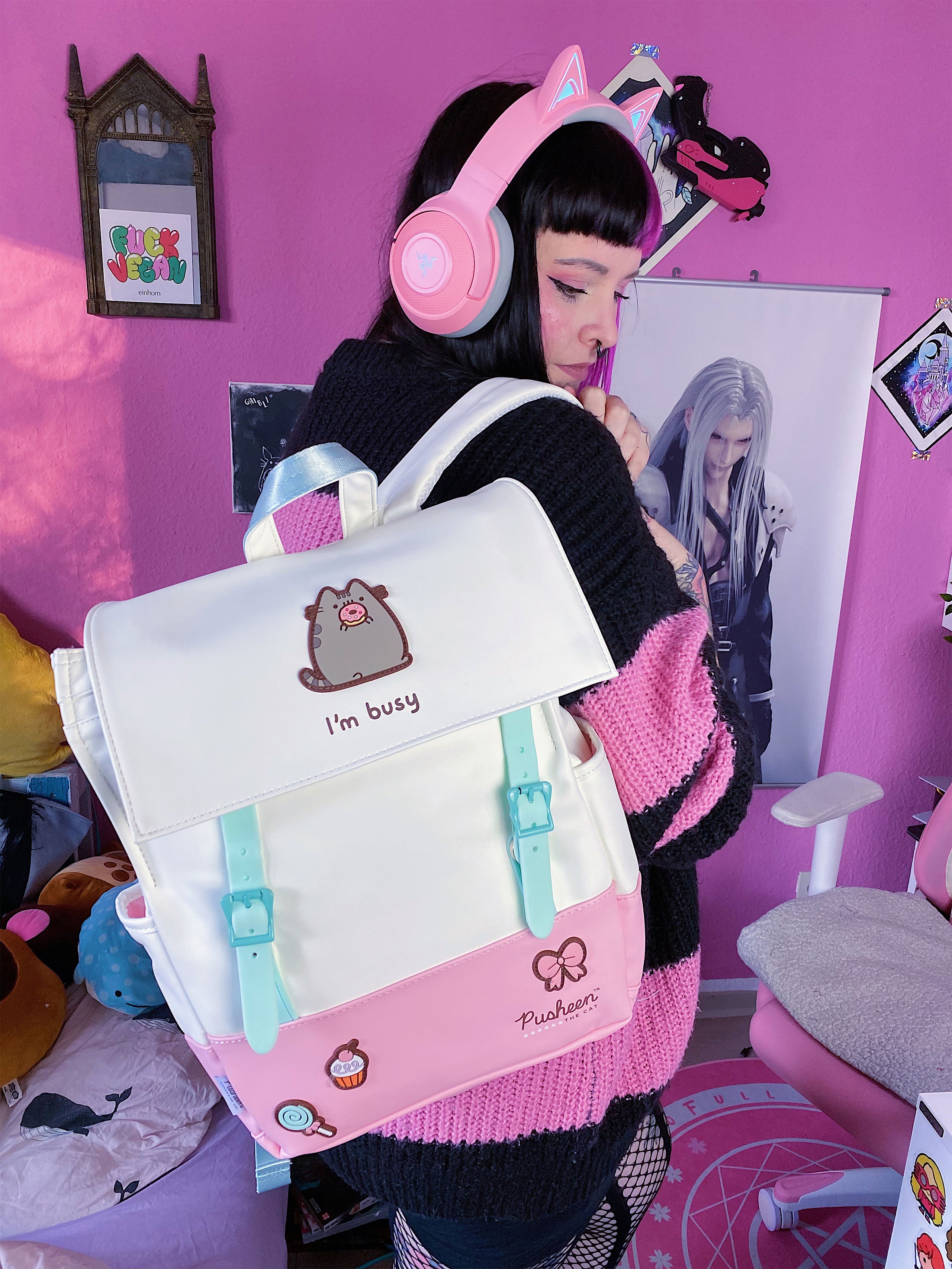 Immagine del prodotto Pusheen - Zaino 'Sono occupato'