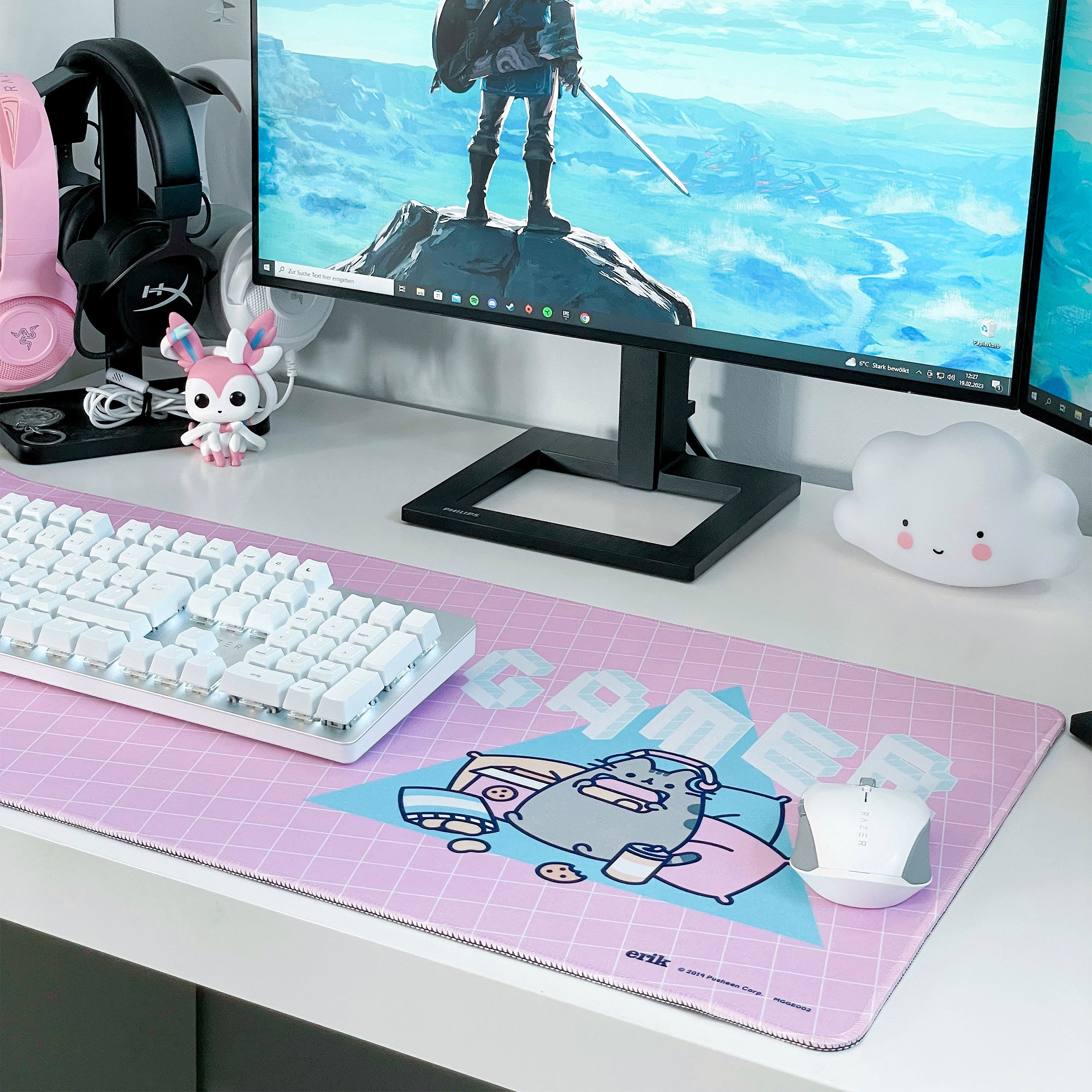 Immagine del prodotto Pusheen - Tappetino per mouse da gamer