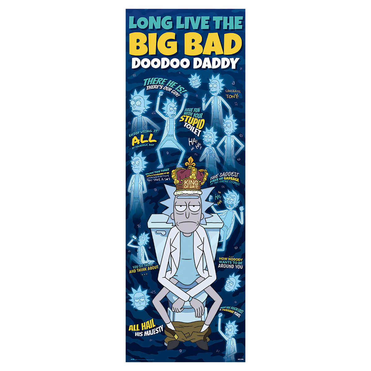 Immagine del prodotto Rick and Morty - Big Bad Doodoo Daddy Poster per Porta