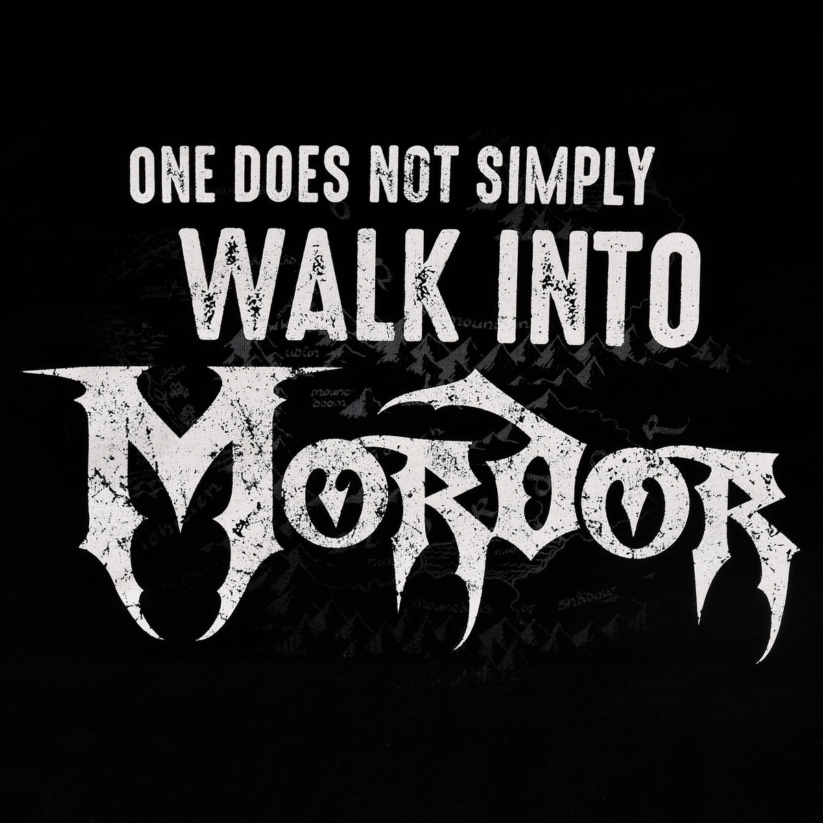 Product image The Lord of the Rings - Walk Into Mordor T-Shirt Black
