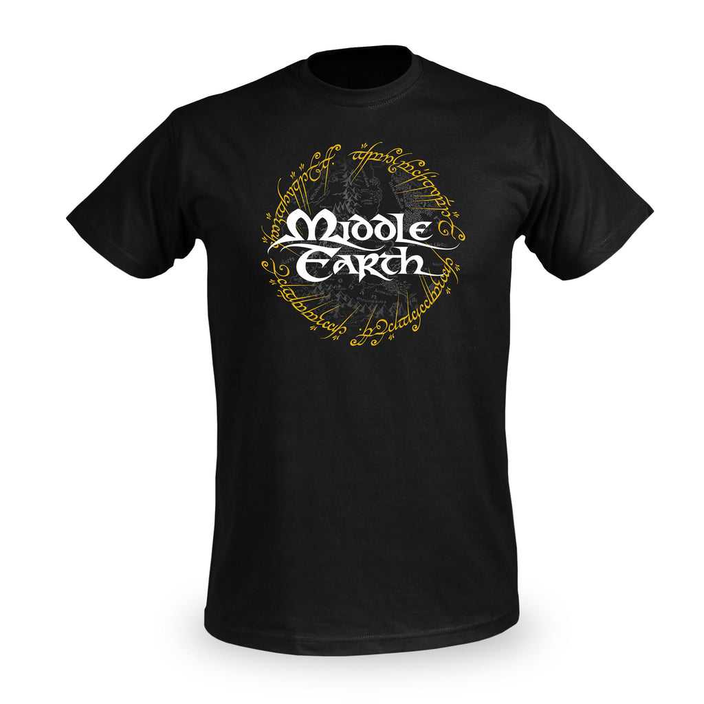 Immagine del prodotto Il Signore degli Anelli - T-shirt della Terra di Mezzo nera