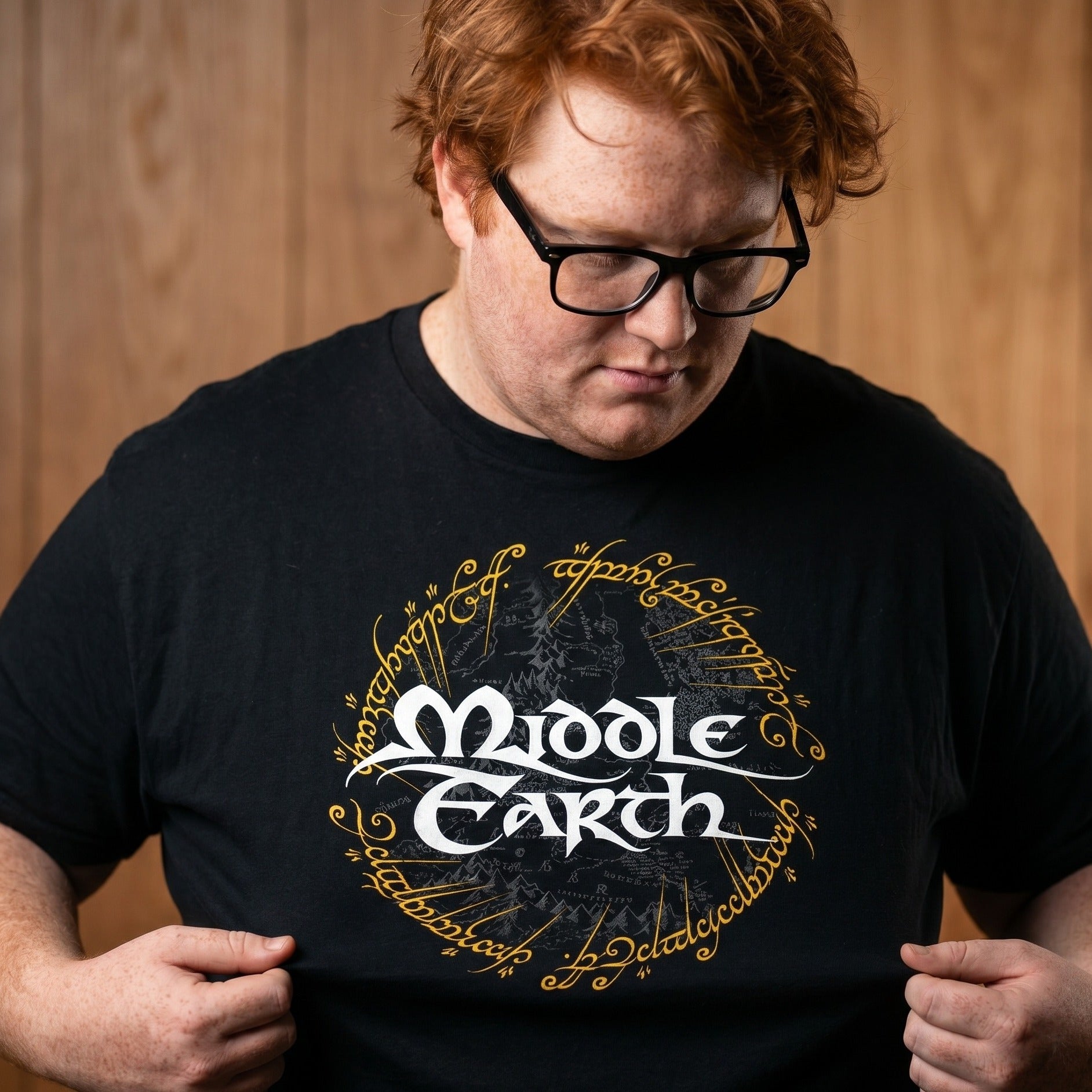 Immagine del prodotto Il Signore degli Anelli - T-shirt della Terra di Mezzo nera