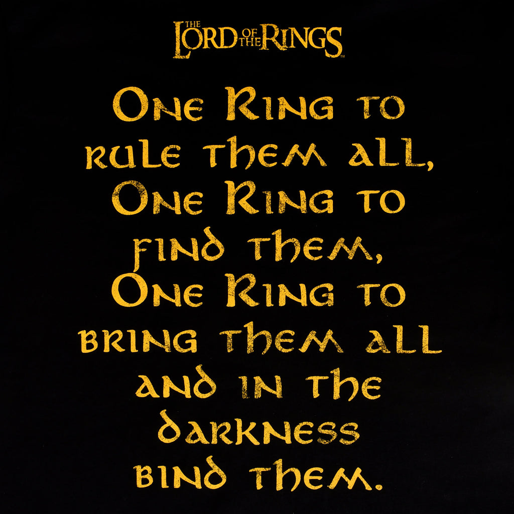 Immagine del prodotto Il Signore degli Anelli - One Ring to Rule T-shirt nera