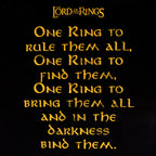 Immagine del prodotto Il Signore degli Anelli - One Ring to Rule T-shirt nera