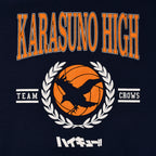 Immagine del prodotto Haikyu!! - Felpa con cappuccio blu di Karasuno High