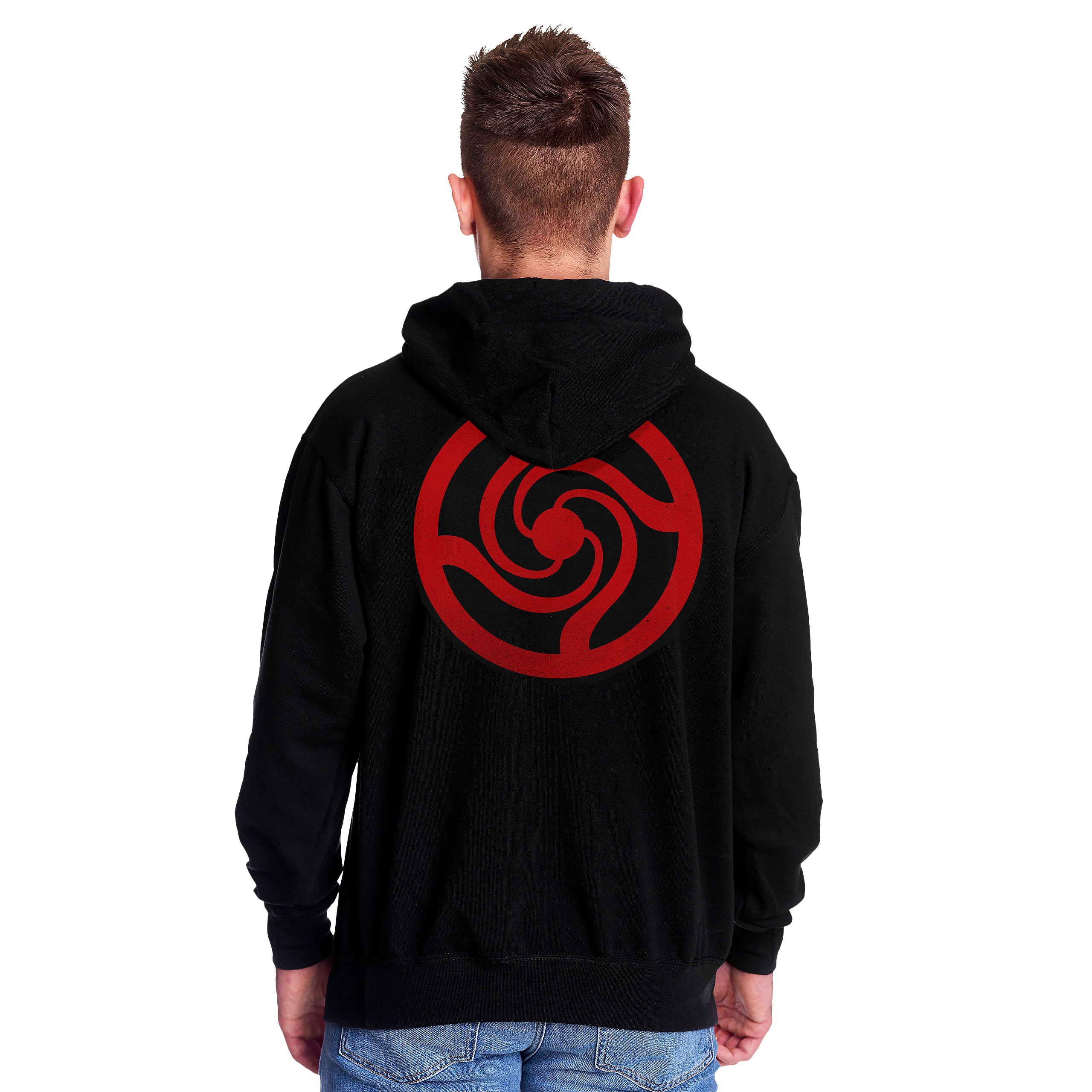 Immagine del prodotto Jujutsu Kaisen - Felpa con cappuccio nera con logo Magic School