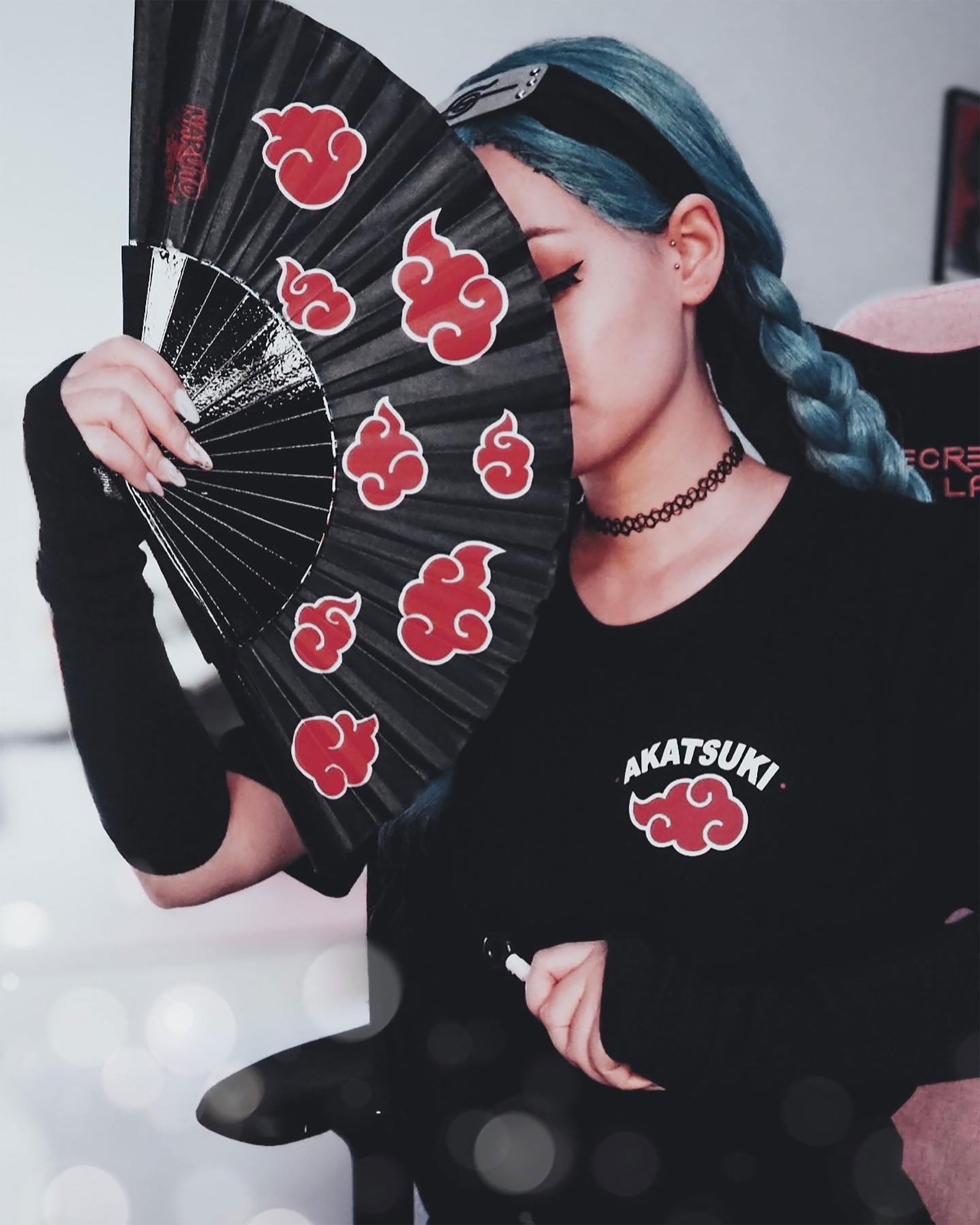 Immagine del prodotto Naruto - T-shirt nera con simbolo Akatsuki