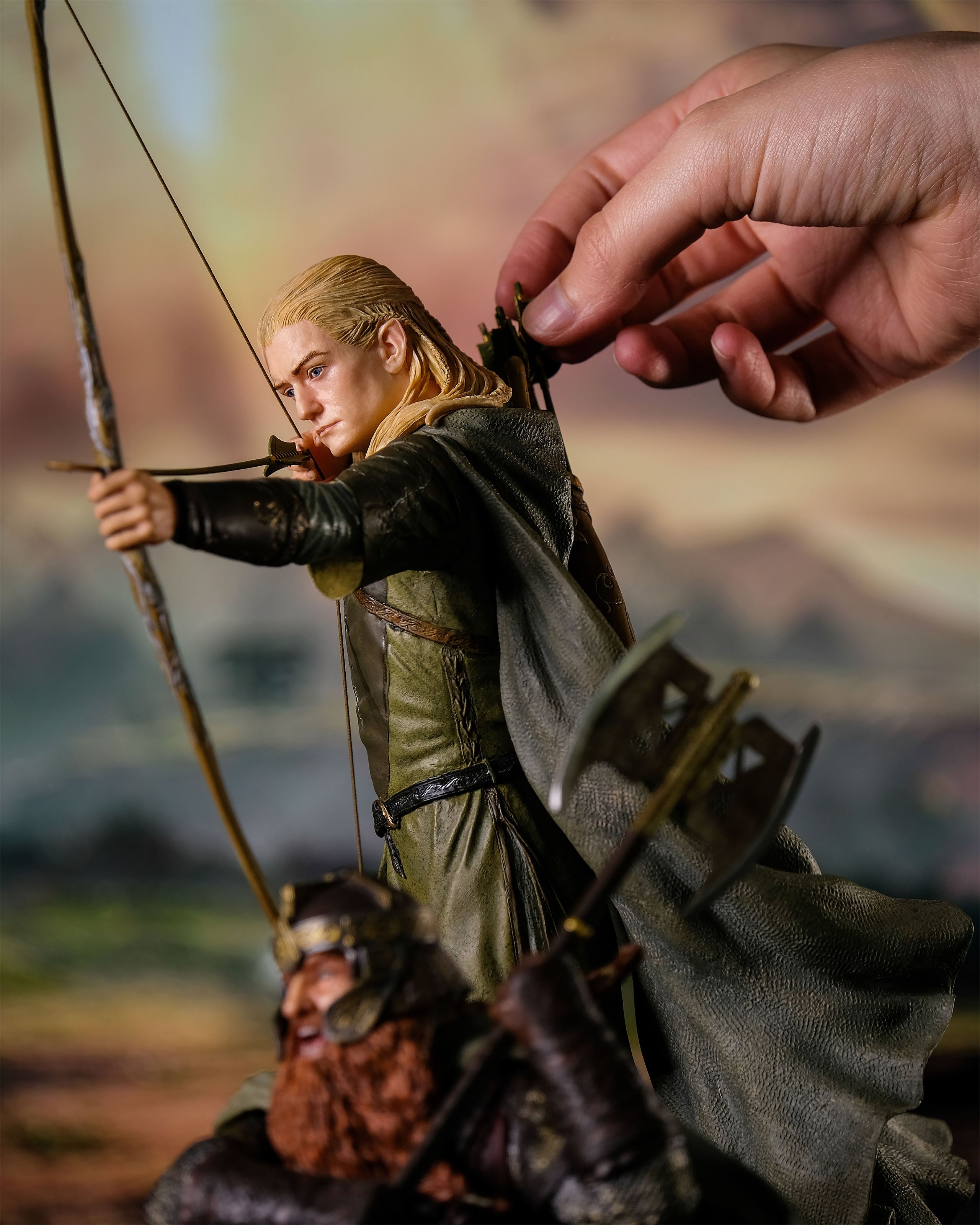 Immagine del prodotto Il Signore degli Anelli - Figura Deluxe di Legolas e Gimli 46 cm