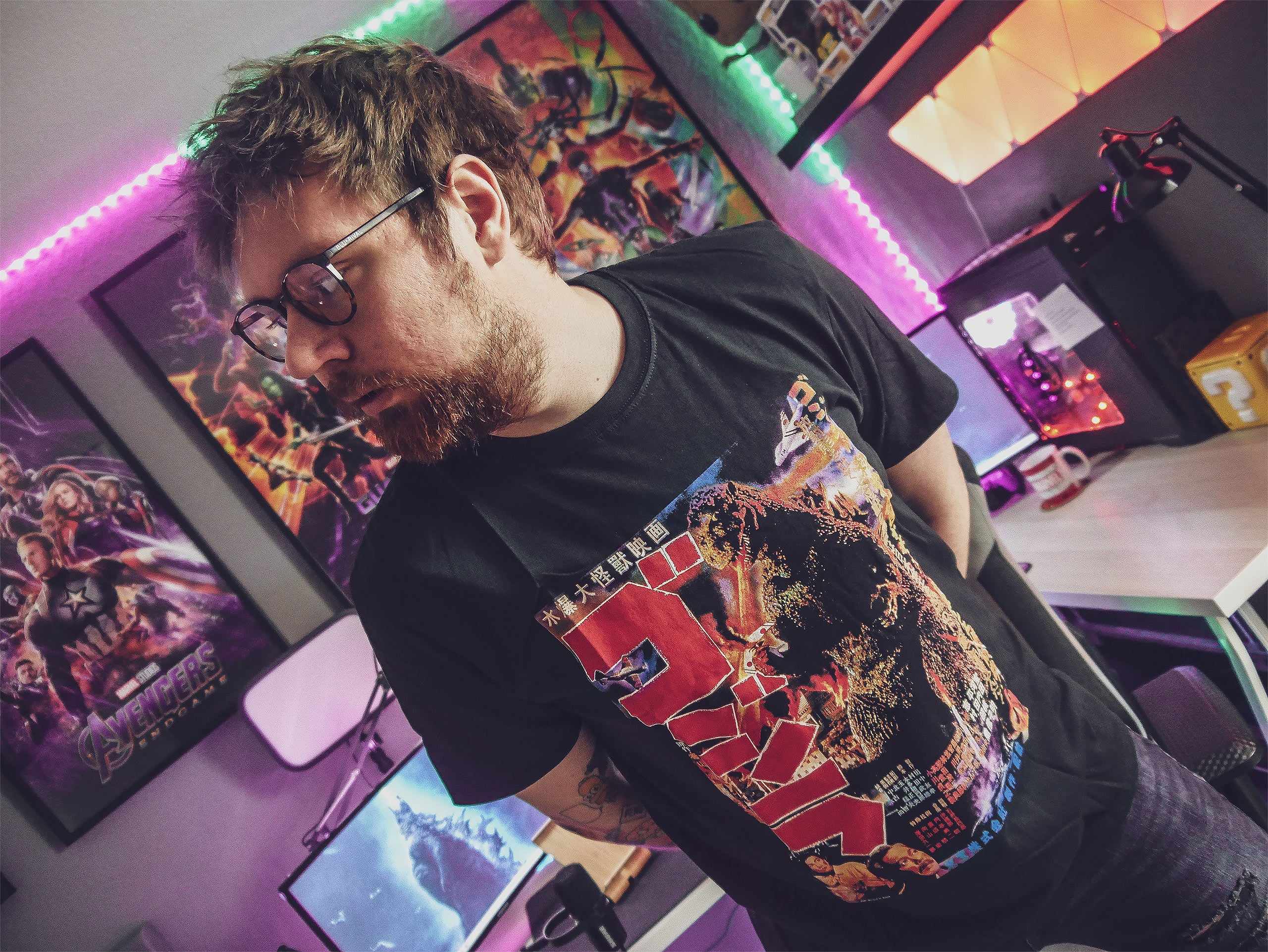 Immagine del prodotto Godzilla - T-shirt poster nera