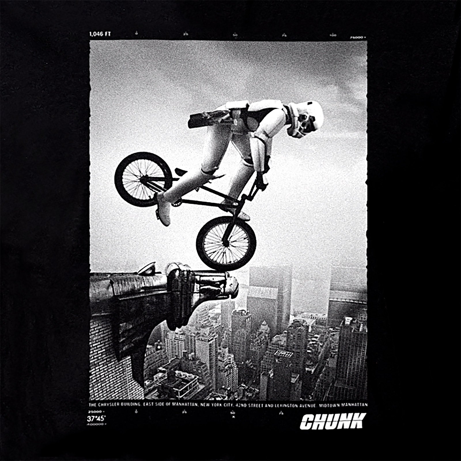Immagine del prodotto Maglietta BMX Trooper per fan di Star Wars nera
