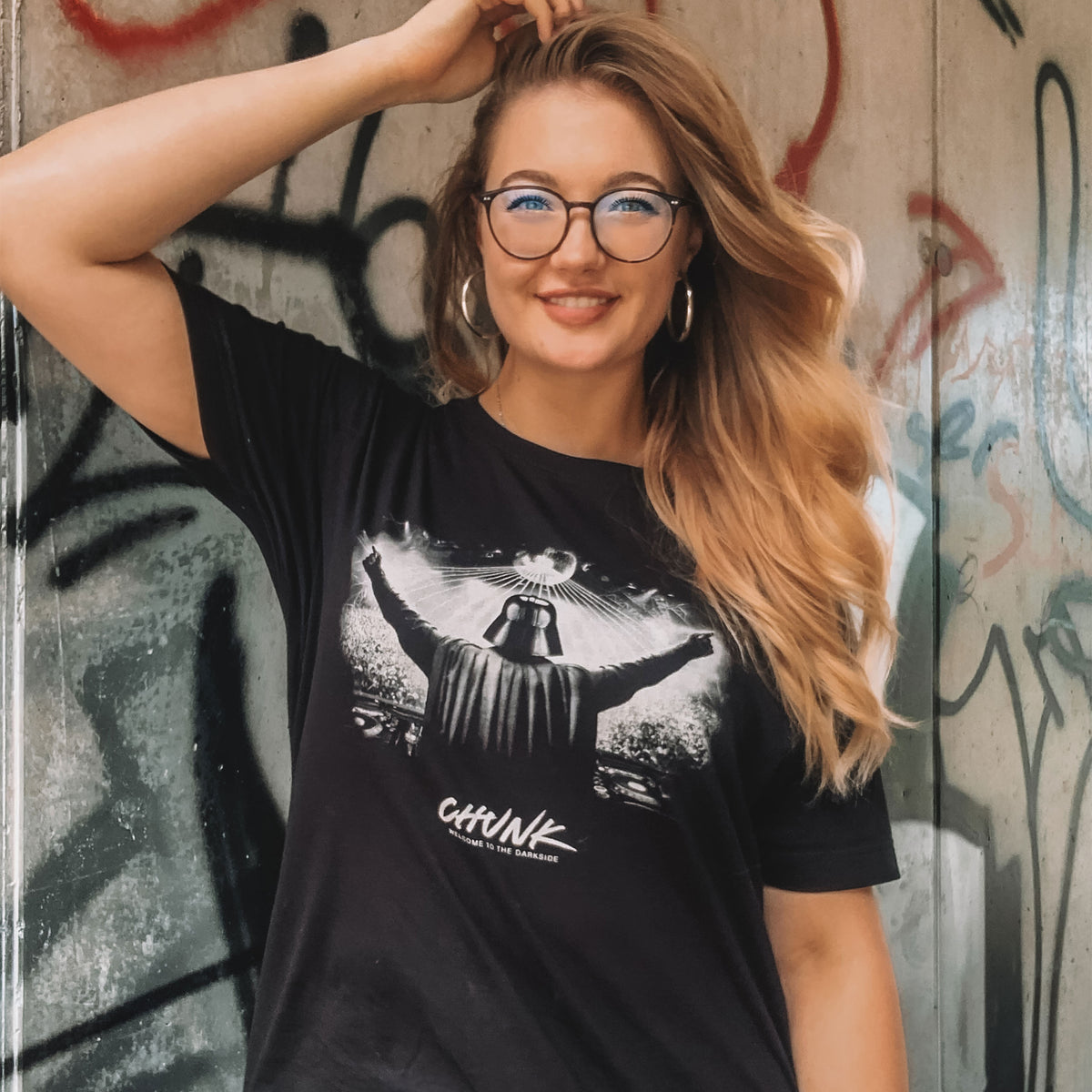 Immagine del prodotto Maglietta DJ Dark Lord per fan di Star Wars nera