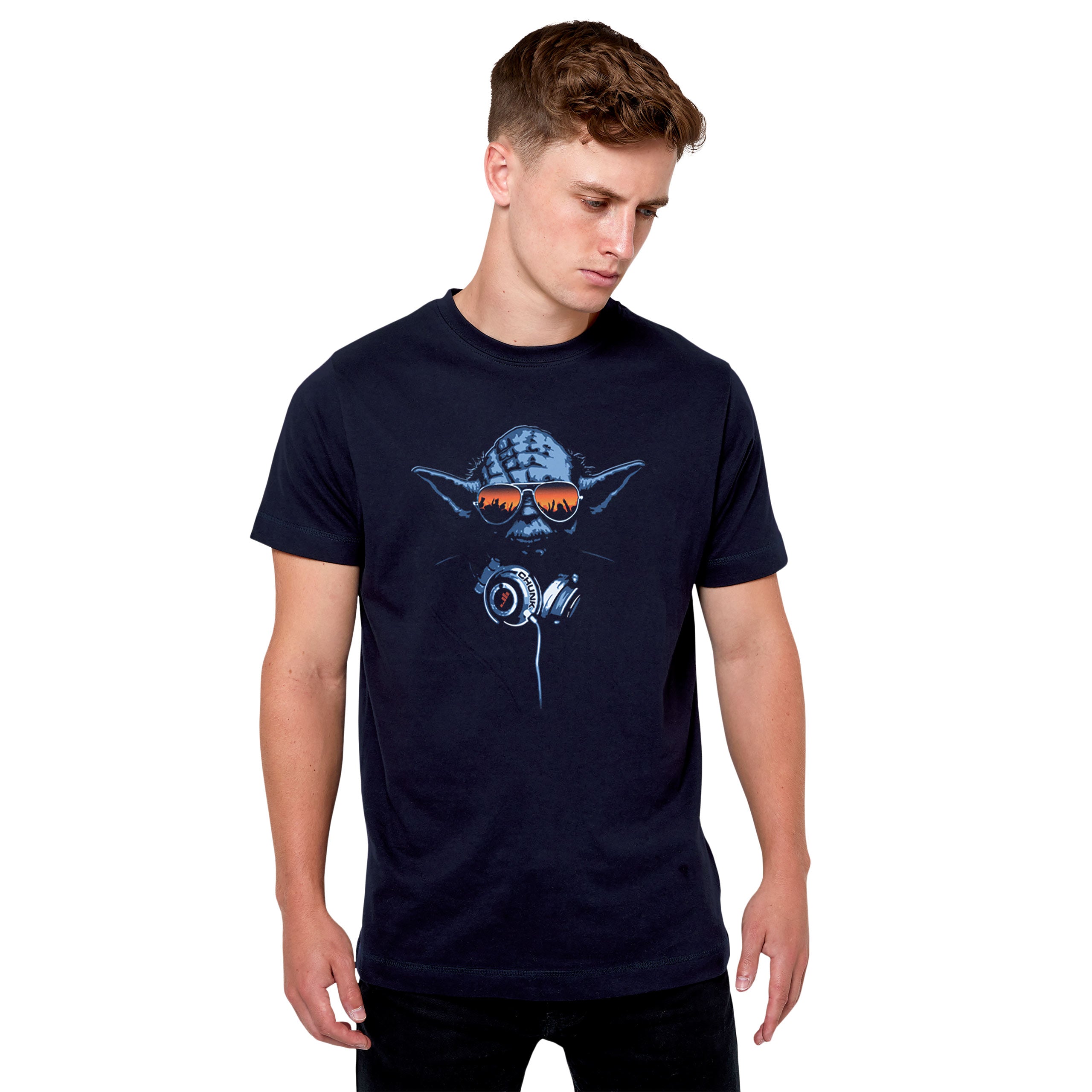 Immagine del prodotto T-shirt DJ Knight per fan di Star Wars blu