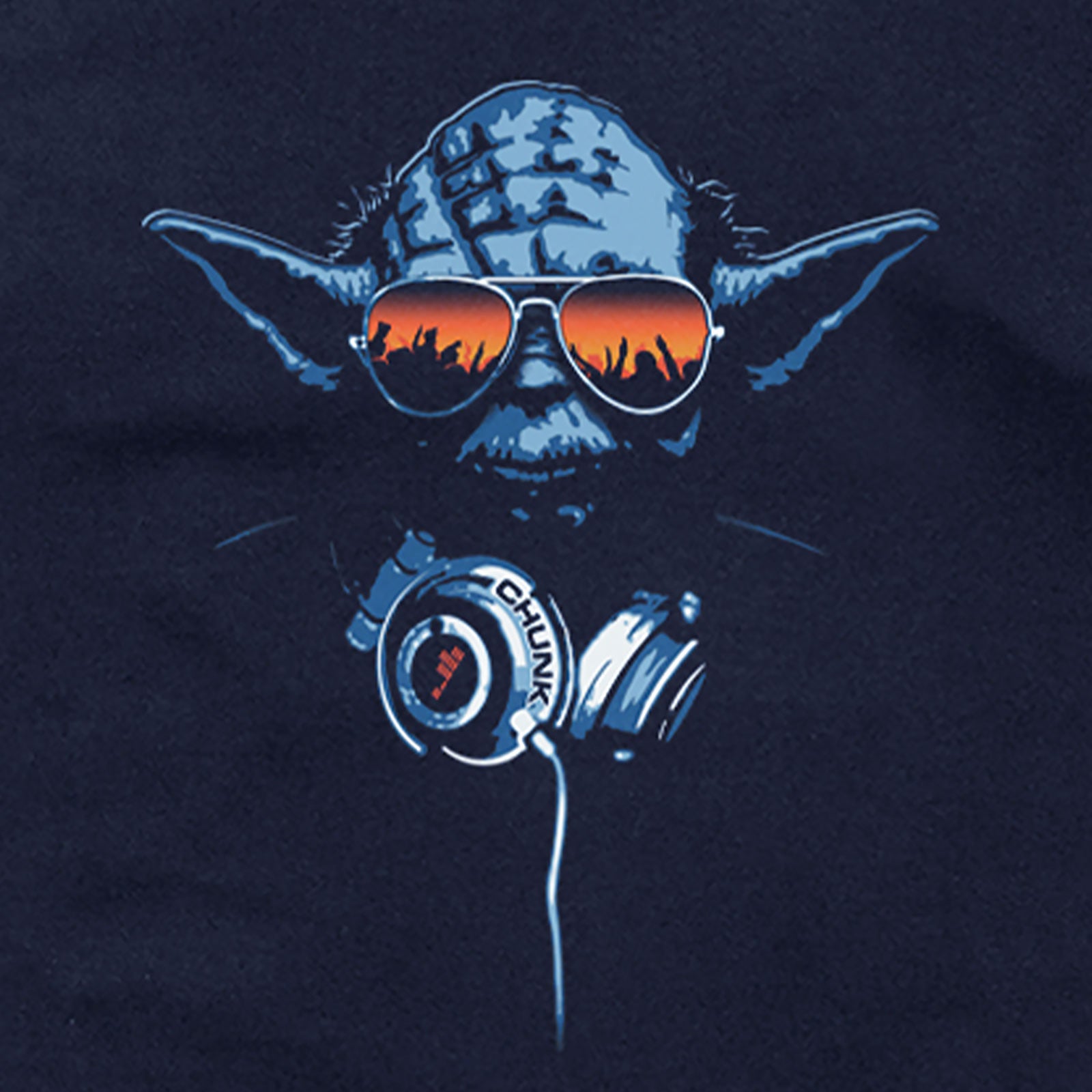Immagine del prodotto T-shirt DJ Knight per fan di Star Wars blu