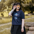 Immagine del prodotto T-shirt DJ Knight per fan di Star Wars blu