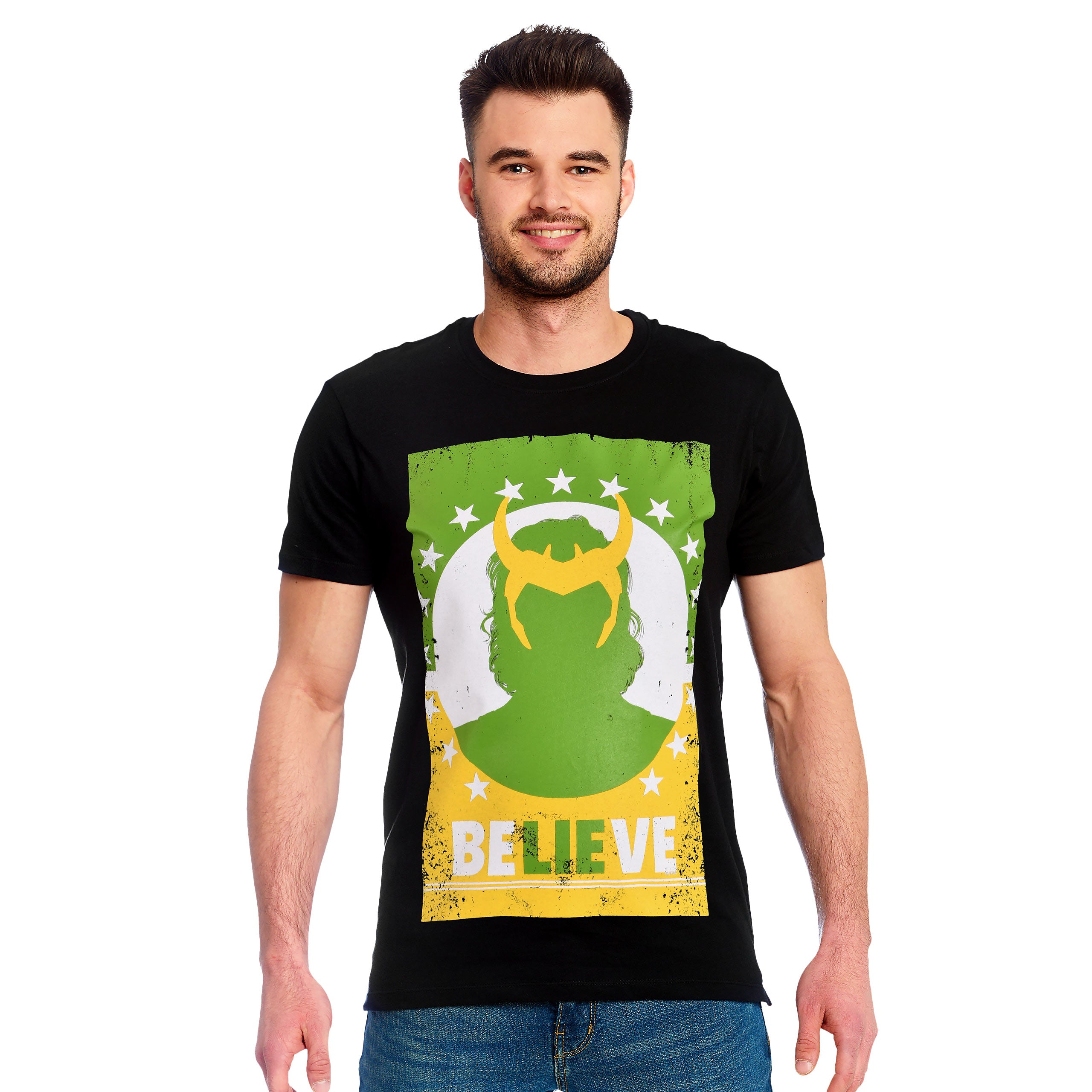Immagine del prodotto Loki - Believe Lie Poster T-shirt nera