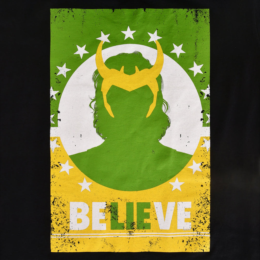 Immagine del prodotto Loki - Believe Lie Poster T-shirt nera