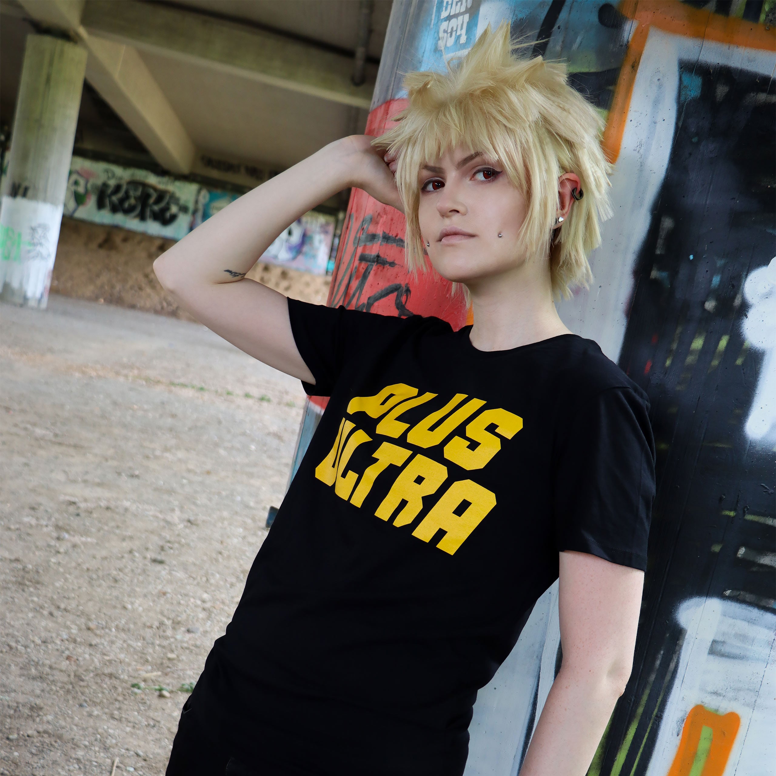 Immagine del prodotto Maglietta Plus Ultra per fan di My Hero Academia nera