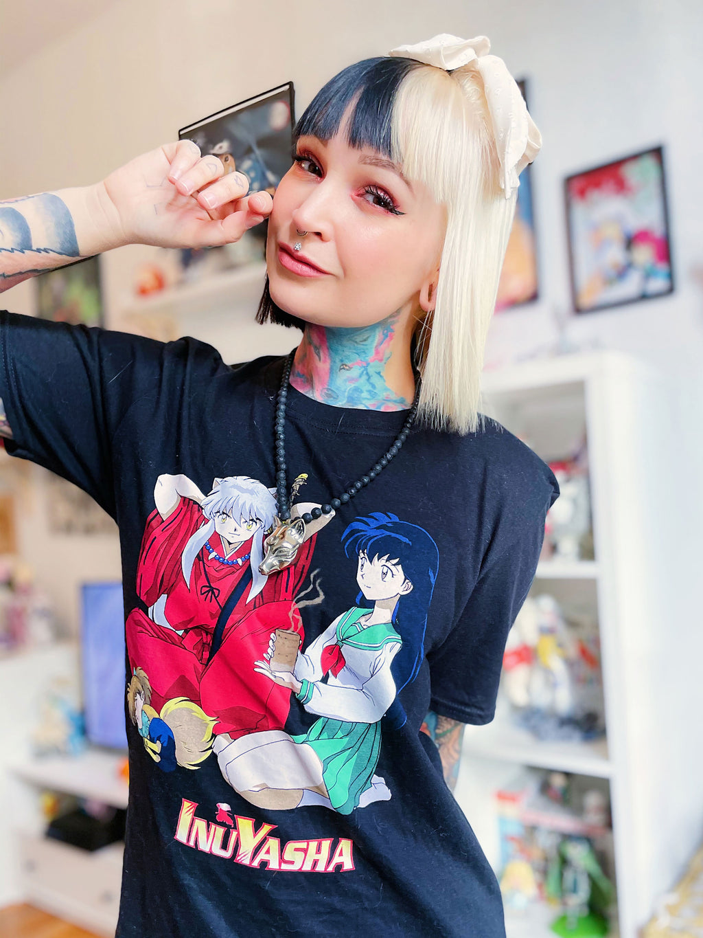 Immagine del prodotto Inu Yasha - Inu Yasha, Kagome & Shippo T-shirt nera