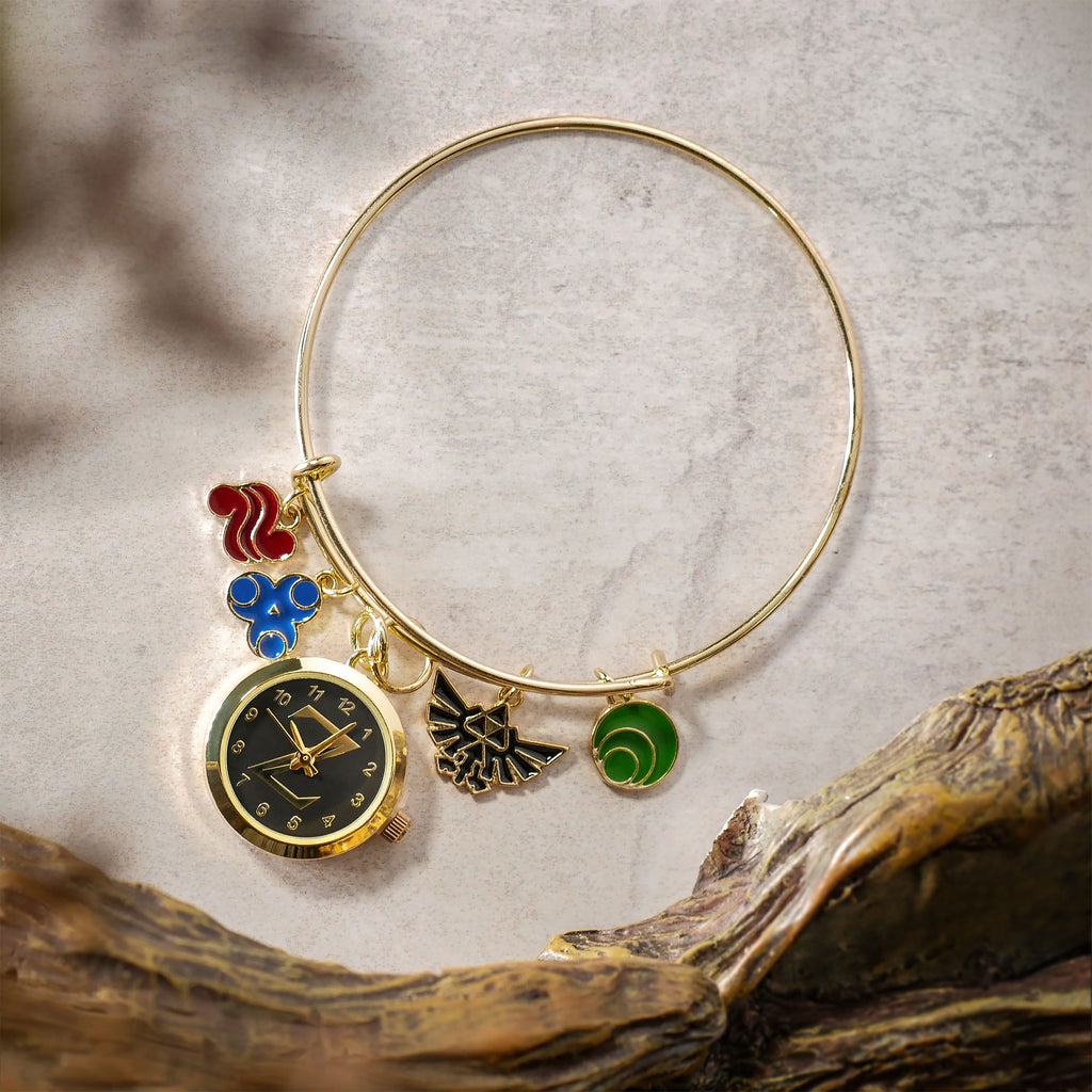Immagine del prodotto Zelda - Bracciale Charm con Simboli e Orologio