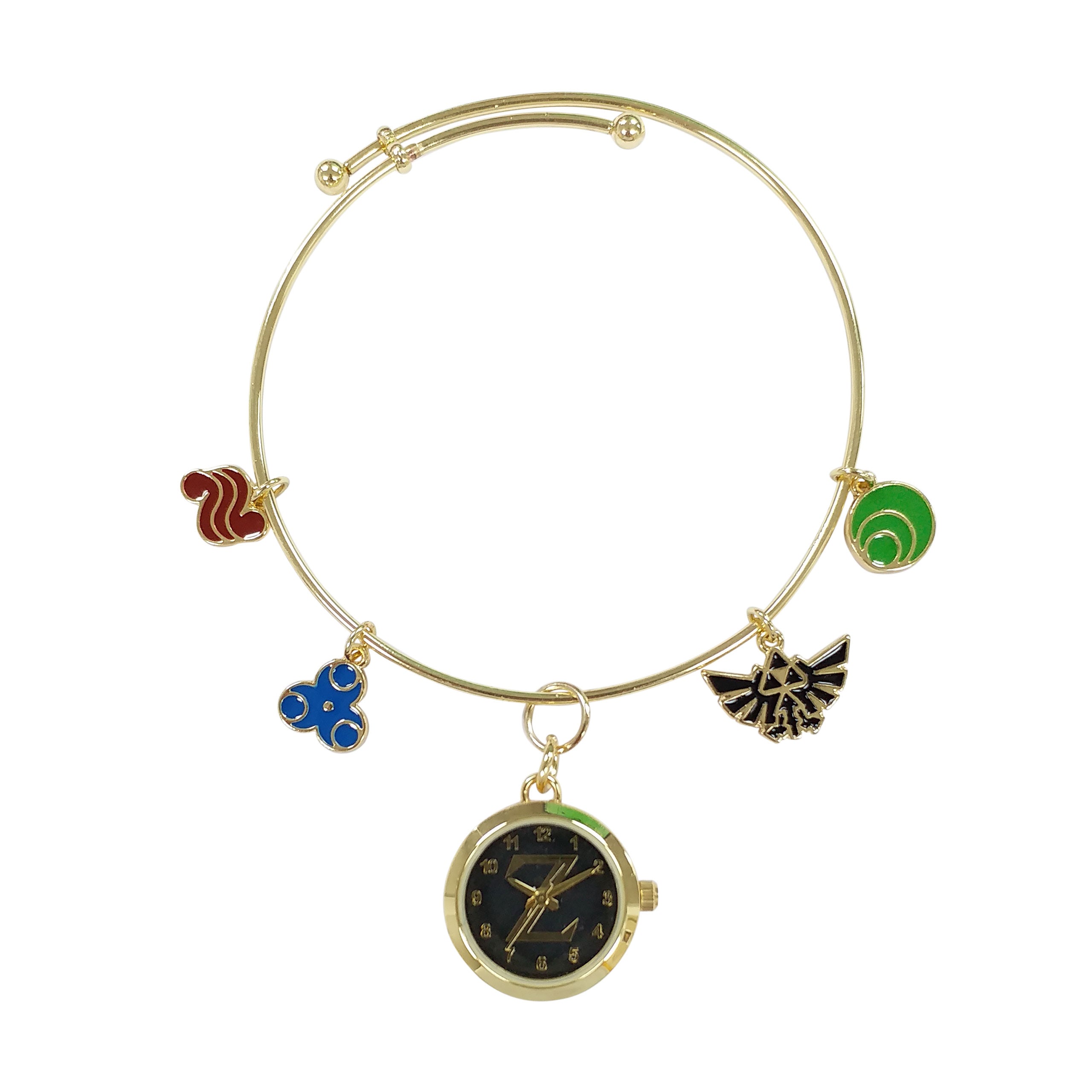 Immagine del prodotto Zelda - Bracciale Charm con Simboli e Orologio