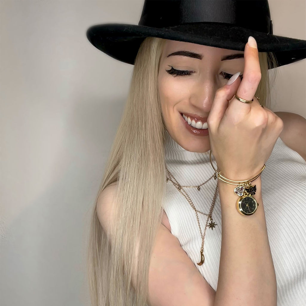 Immagine del prodotto Zelda - Bracciale Charm con Simboli e Orologio