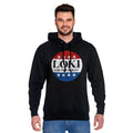 Immagine del prodotto Felpa con cappuccio For President per i fan di Loki nero