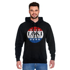 Immagine del prodotto Felpa con cappuccio For President per i fan di Loki nero