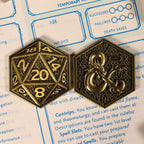 Immagine del prodotto Dungeons & Dragons - Moneta da collezione a forma di dado edizione limitata
