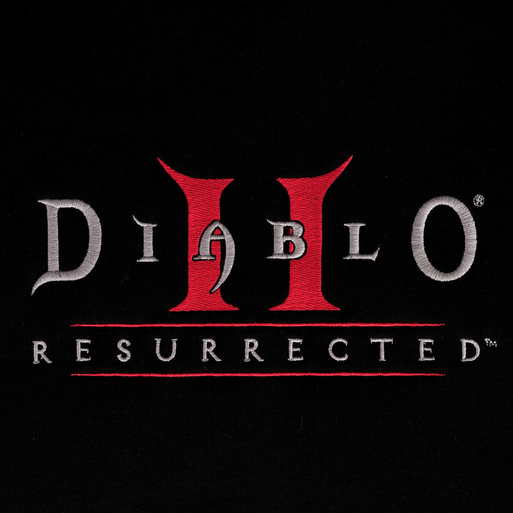 Immagine del prodotto Diablo - Felpa con cappuccio nera con logo