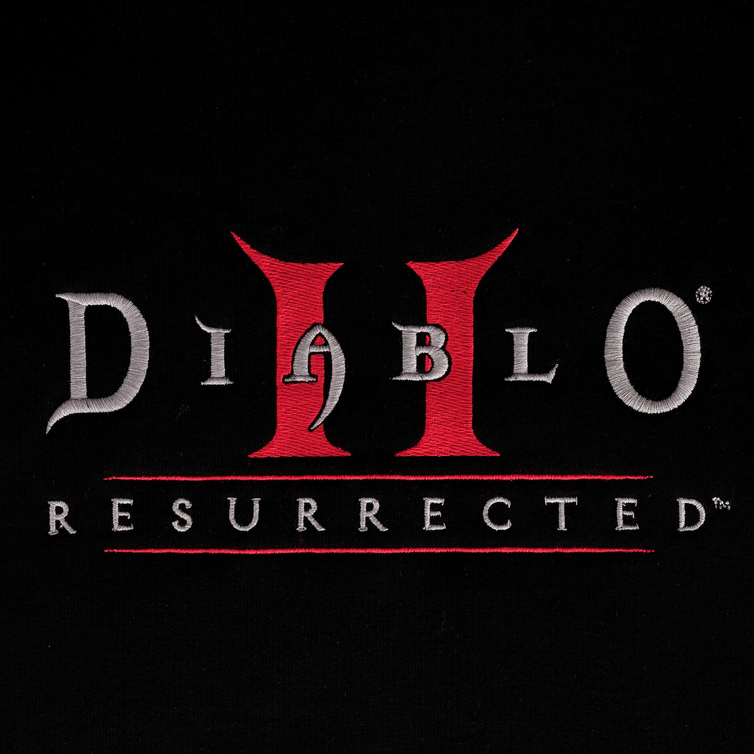 Immagine del prodotto Diablo - Felpa con cappuccio nera con logo