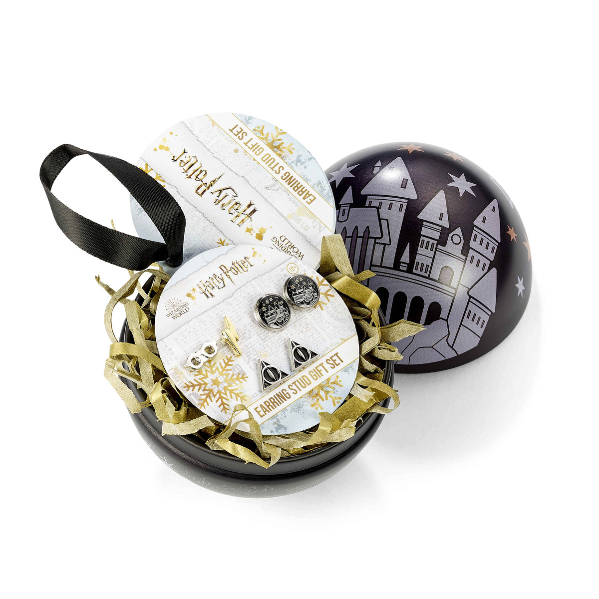 Immagine del prodotto Harry Potter - Pallina di Natale di Hogwarts con Set di Orecchini