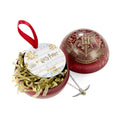 Immagine del prodotto Harry Potter - Palla di Natale stemma di Hogwarts con collana Boccino d'Oro