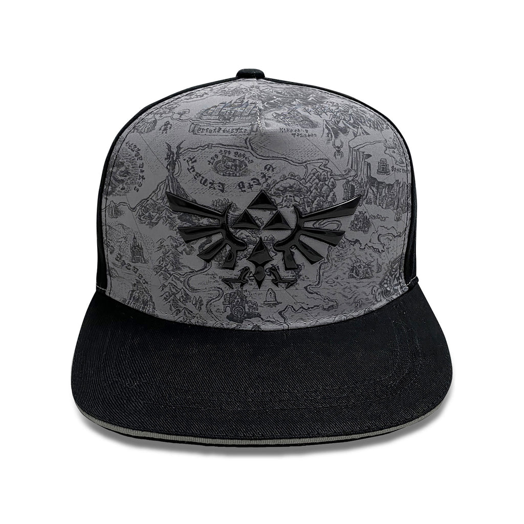 Product image Zelda - Map of Hyrule Snapback Cap Black