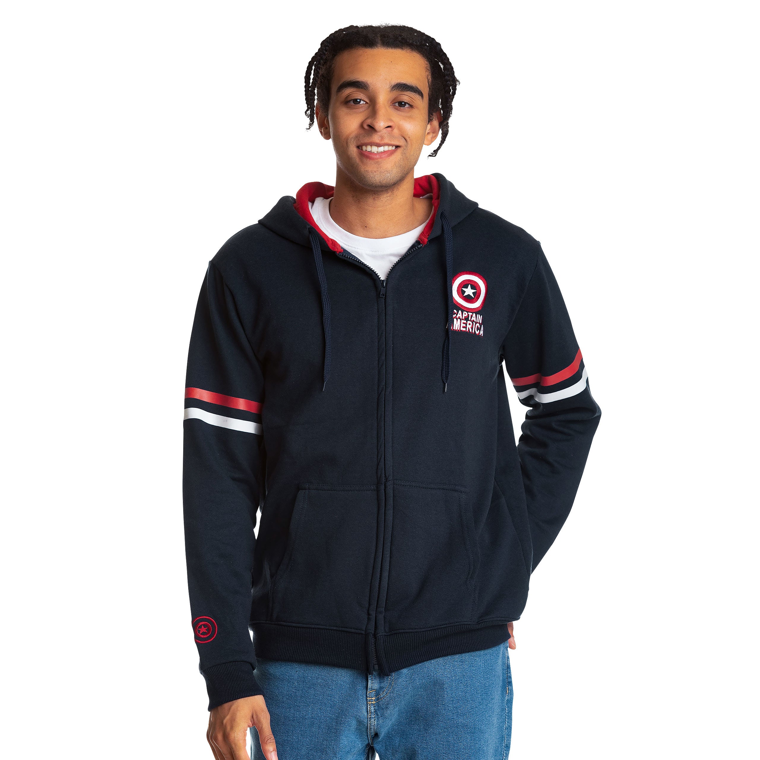 Immagine del prodotto Captain America - Felpa con cappuccio Brooklyn Soldier blu