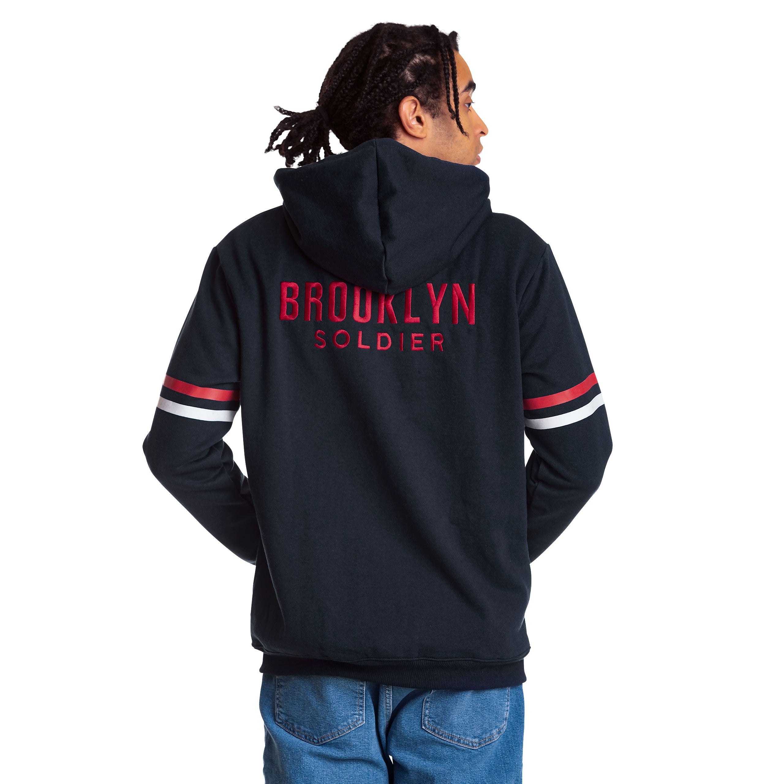Immagine del prodotto Captain America - Felpa con cappuccio Brooklyn Soldier blu