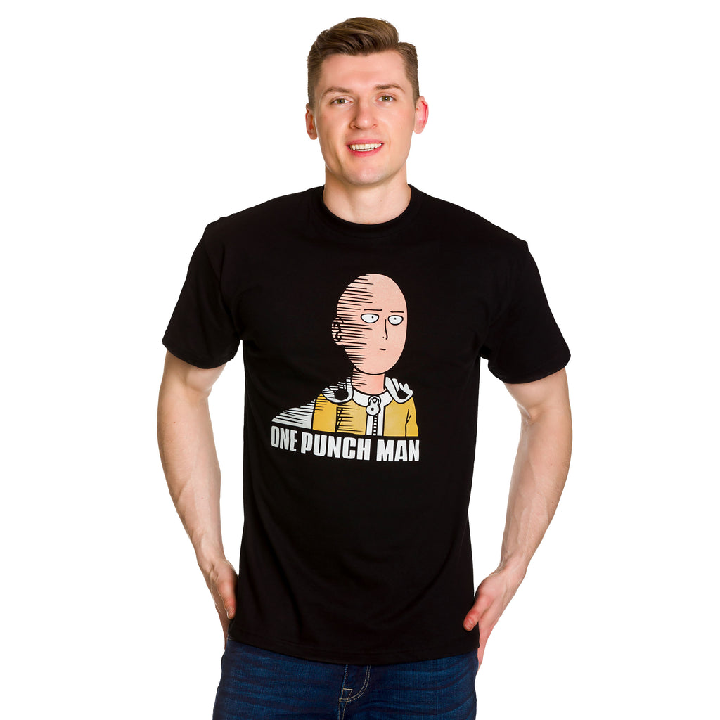 Immagine del prodotto One Punch Man - T-shirt divertente di Saitama nera