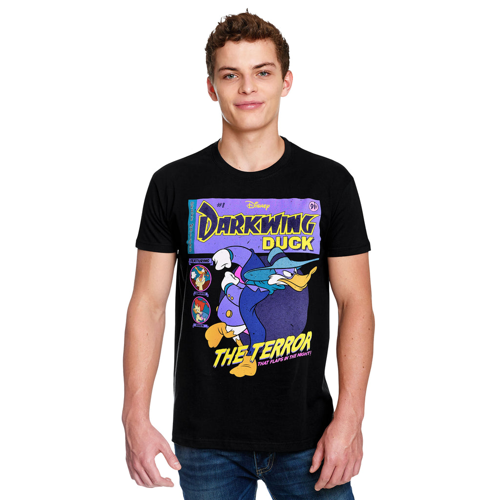Immagine del prodotto Darkwing Duck - T-Shirt nera con copertina a fumetti