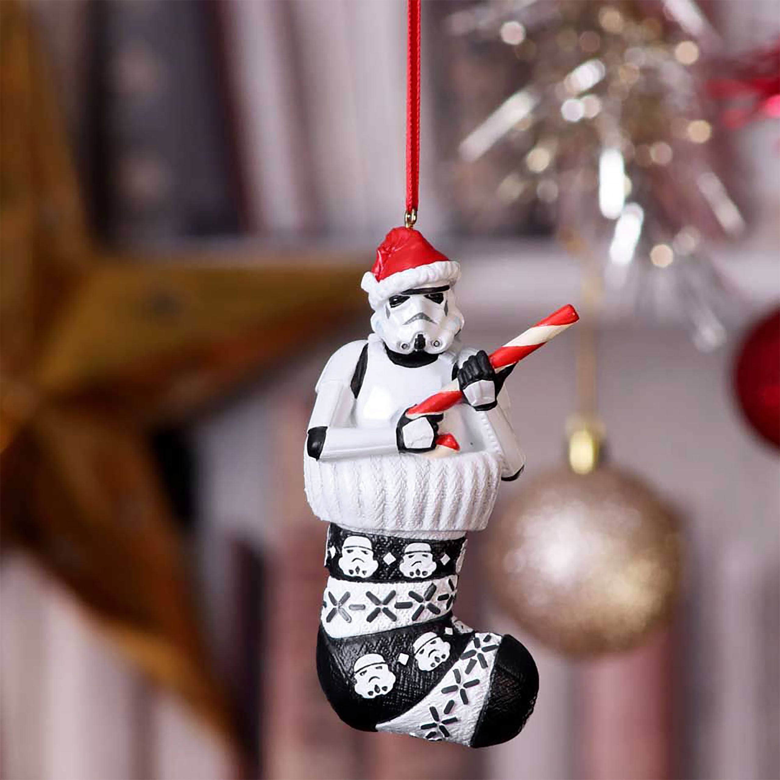 Immagine del prodotto Stormtrooper nella calza di Natale Addobbo per albero di Natale - Star Wars