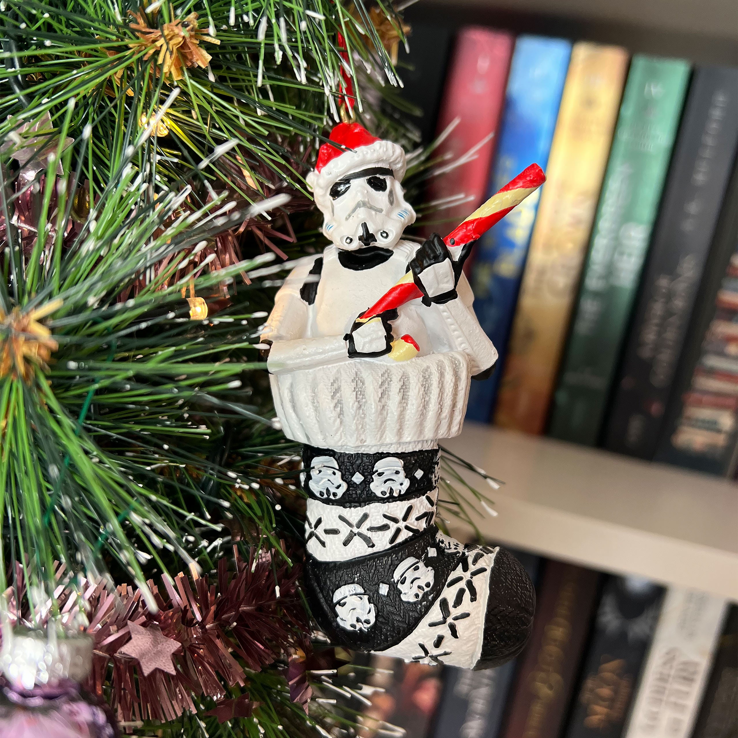 Immagine del prodotto Stormtrooper nella calza di Natale Addobbo per albero di Natale - Star Wars