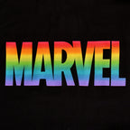 Immagine del prodotto Marvel - T-shirt nera con logo Rainbow Pride