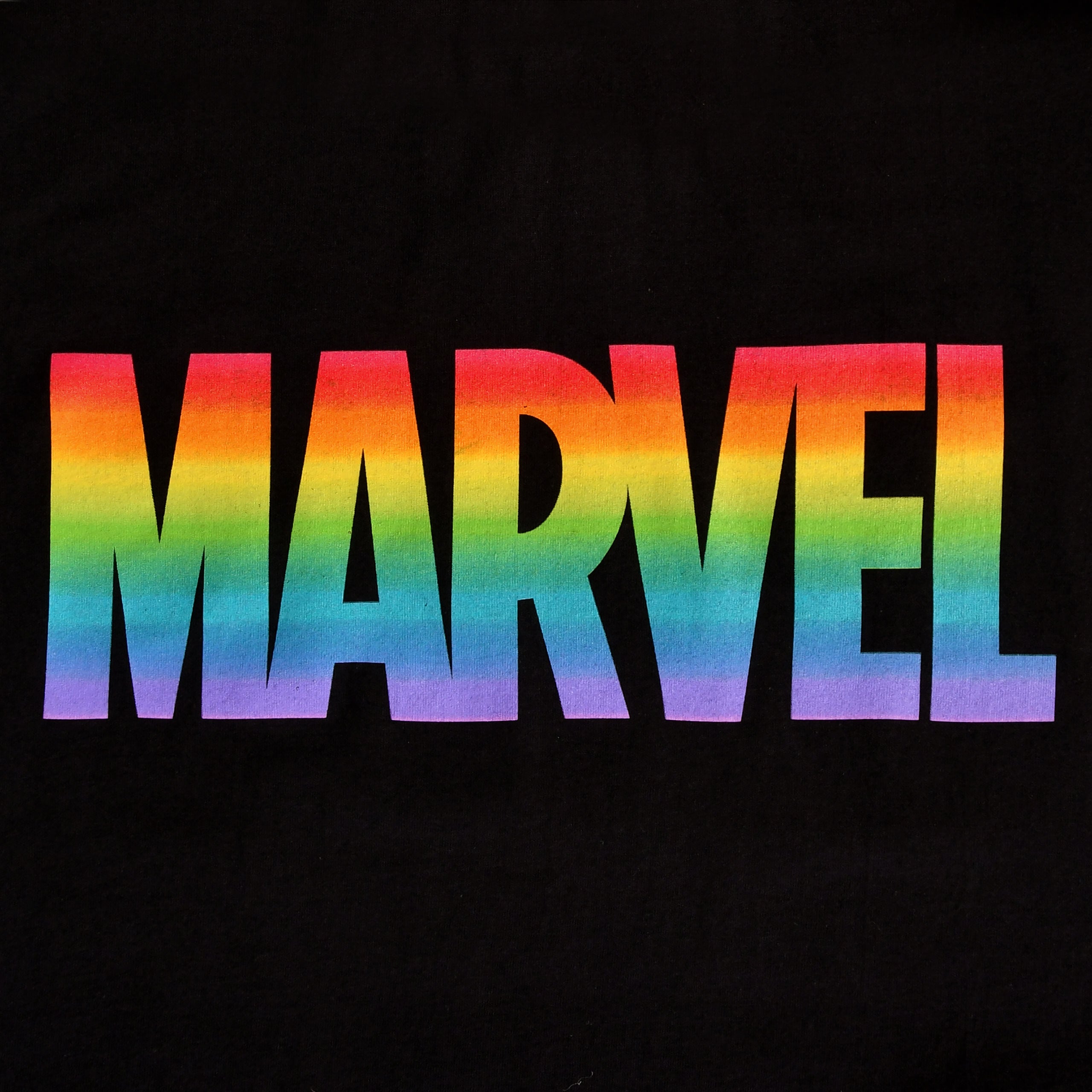 Immagine del prodotto Marvel - T-shirt nera con logo Rainbow Pride