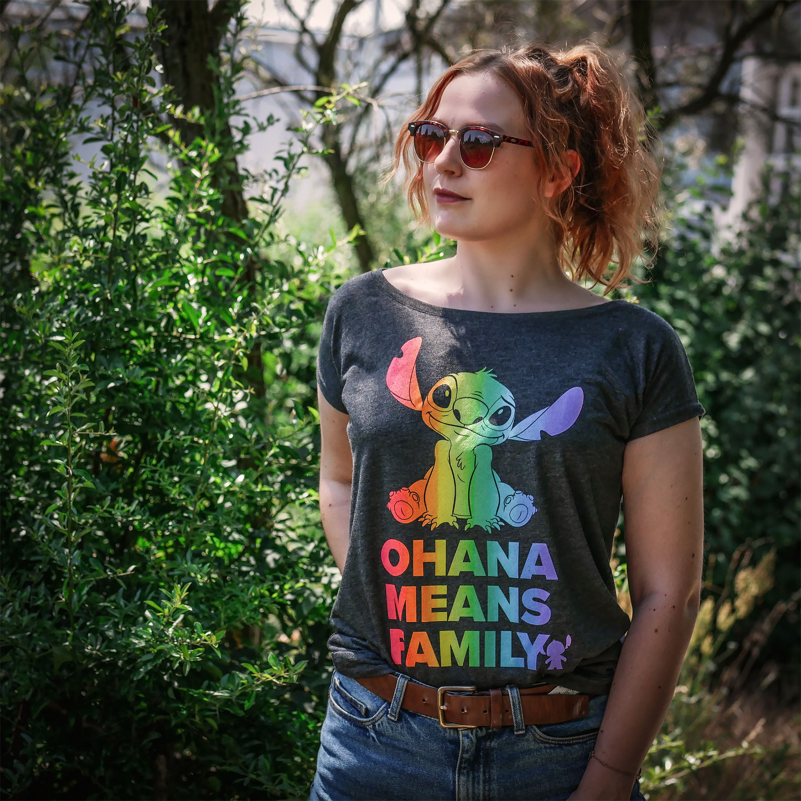 Immagine del prodotto Lilo & Stitch - Ohana Rainbow Pride T-shirt donna Loose Fit