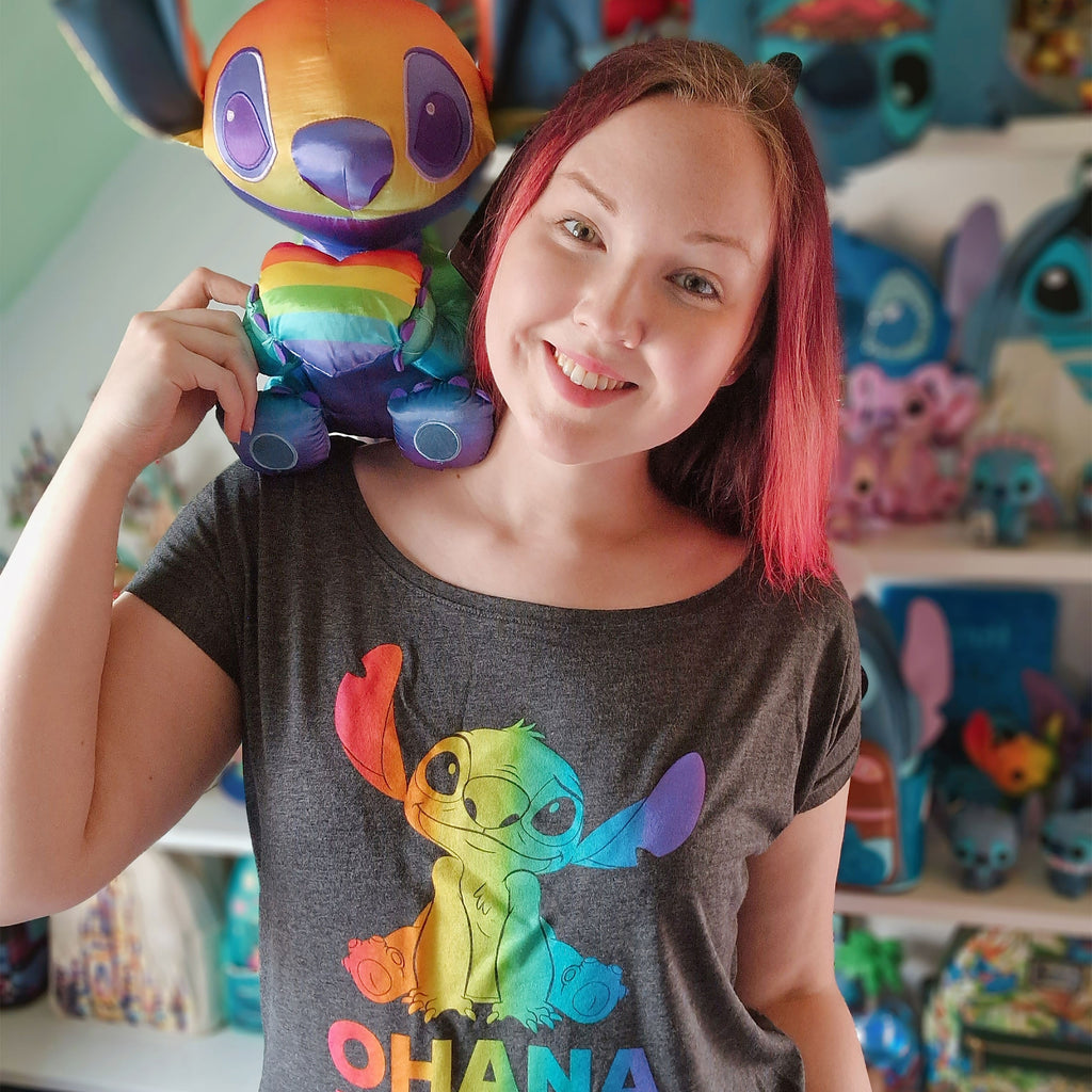 Immagine del prodotto Lilo & Stitch - Ohana Rainbow Pride T-shirt donna Loose Fit