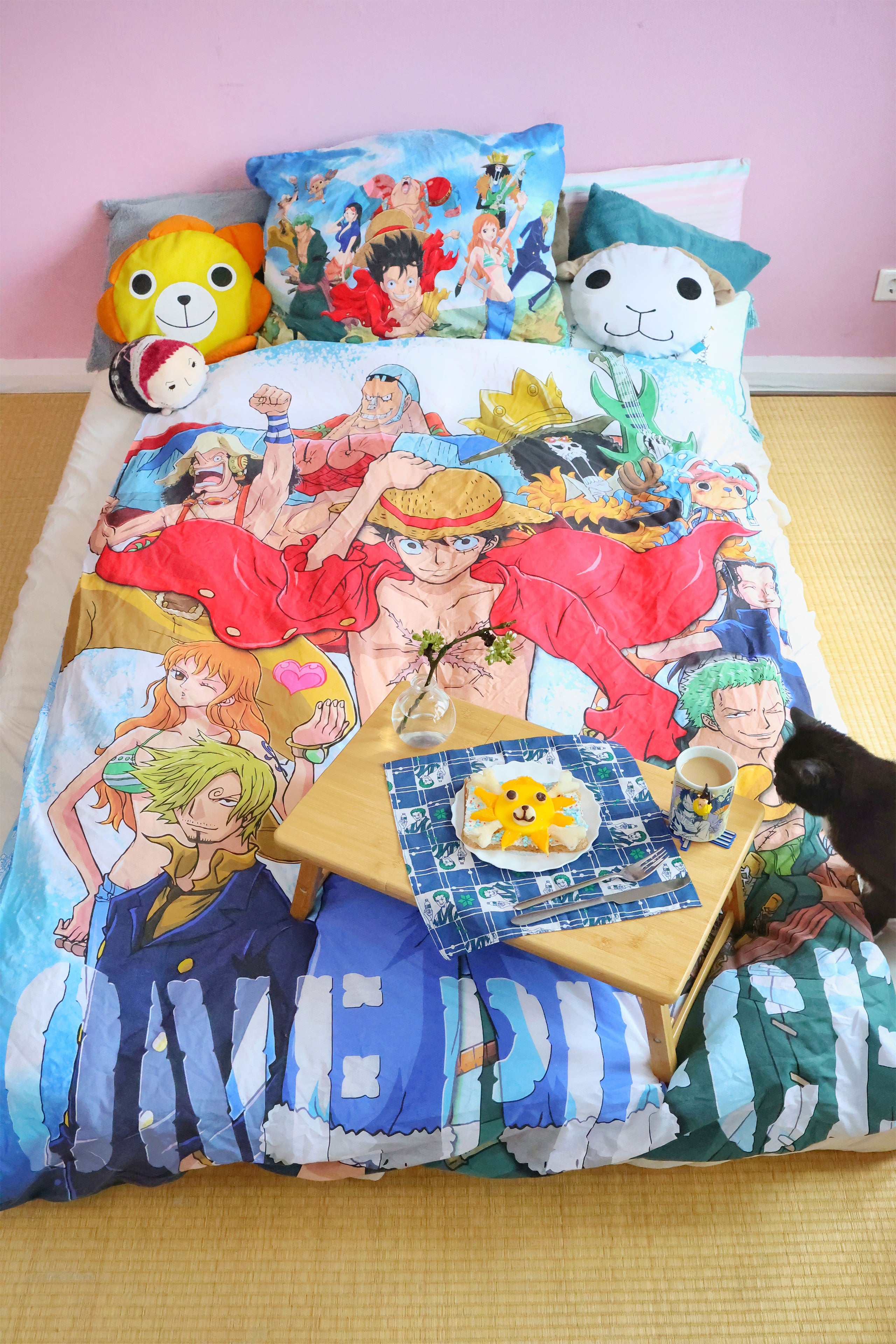 Immagine del prodotto One Piece - Ruffy & Crew Biancheria da letto reversibile