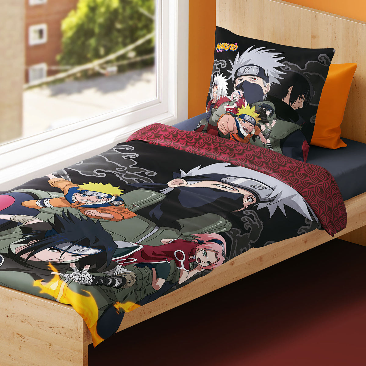 Immagine del prodotto Naruto - Biancheria da letto reversibile Team 7