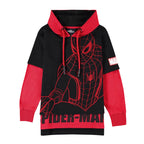 Immagine del prodotto Felpa con cappuccio Spider-Man per bambini nero-rosso