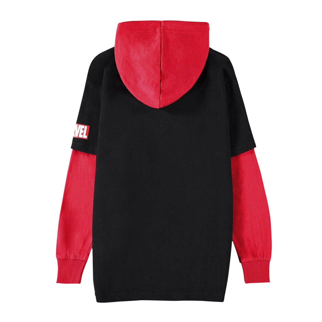 Immagine del prodotto Felpa con cappuccio Spider-Man per bambini nero-rosso