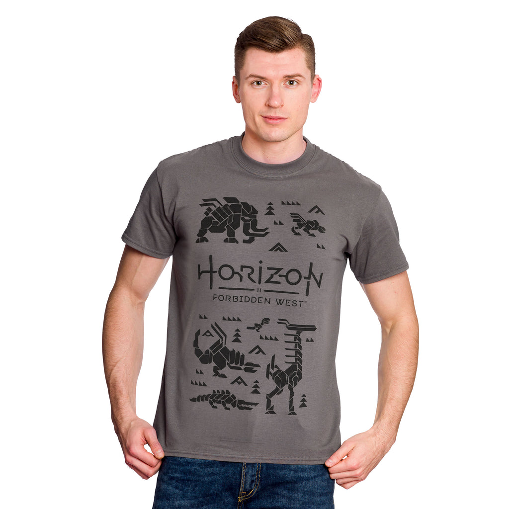 Immagine del prodotto Horizon - T-shirt Machines grigia