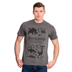 Immagine del prodotto Horizon - T-shirt Machines grigia
