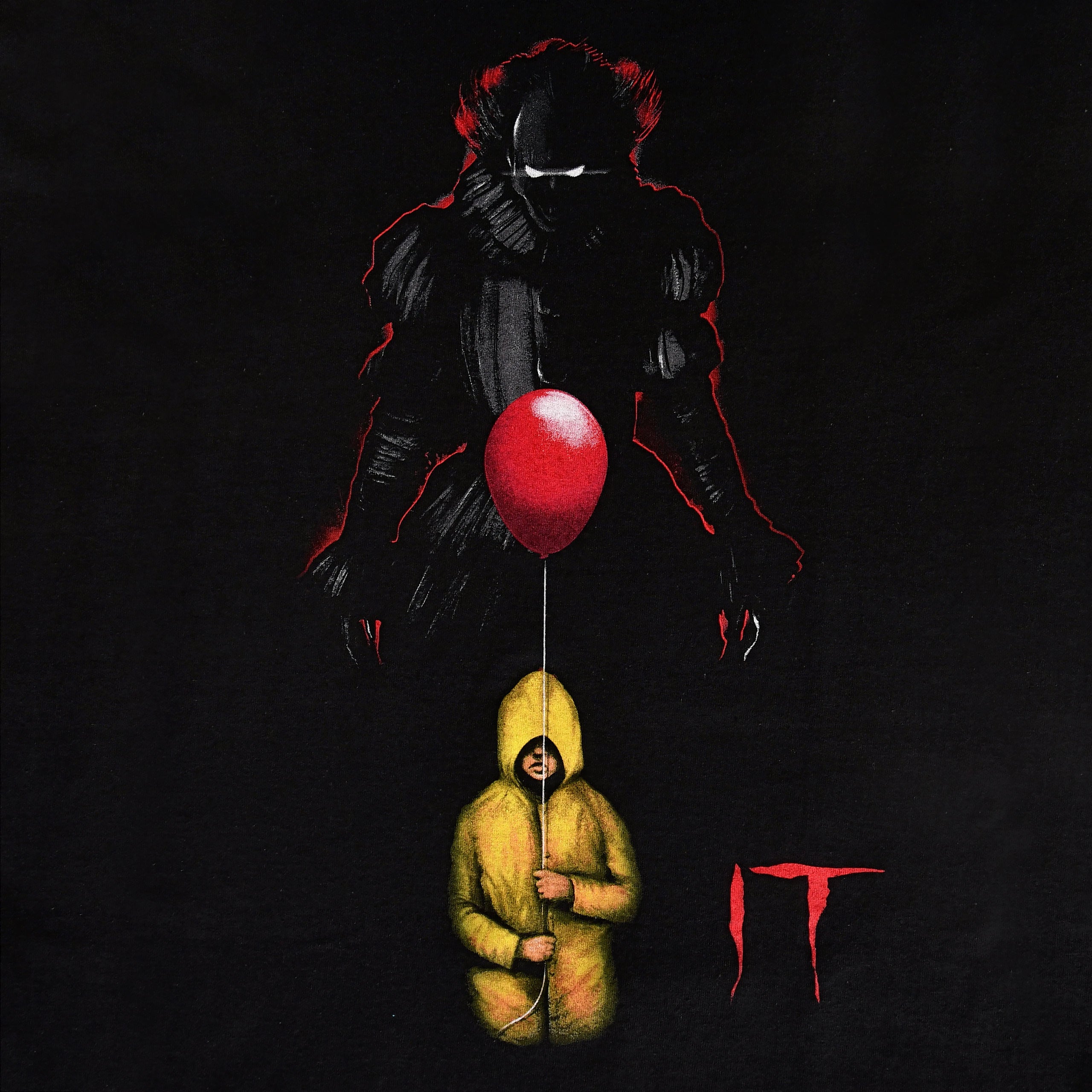 Immagine del prodotto Stephen Kings IT - Maglietta nera ombra di Pennywise